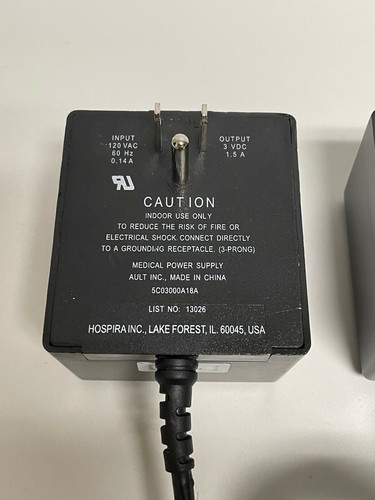 GG1: Lot of 3 Hospira Gemstar Infusion Pump Power Supply 31-9241 - Picture 8 of 11
