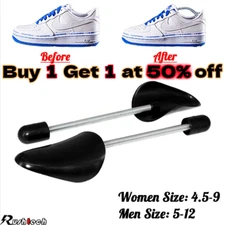 1 Pair Shoe Support Shapers Adjustable Plastic Keepers Stretcher Tree Men Women