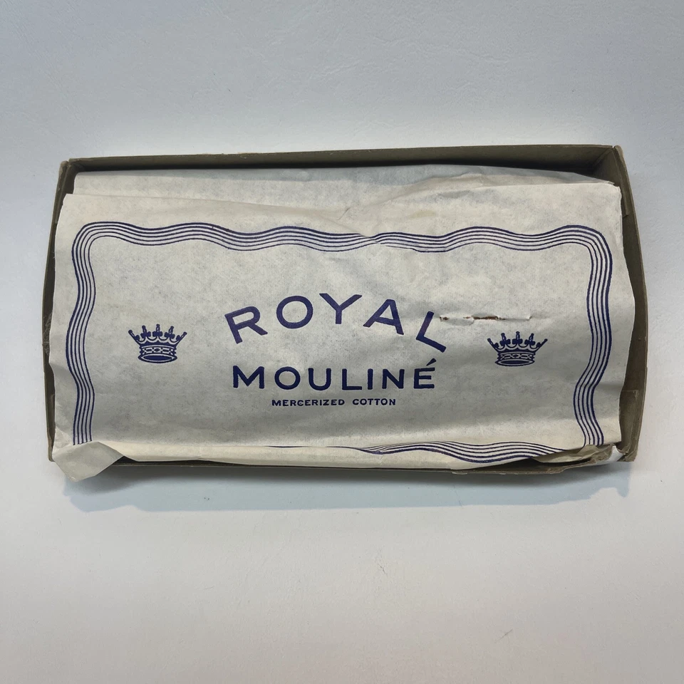 Vintage Royal Mouline 6 Strand Floss Mercerized Cotton Lot of 11 Cocoa Beige 593 - Image 2 of 4