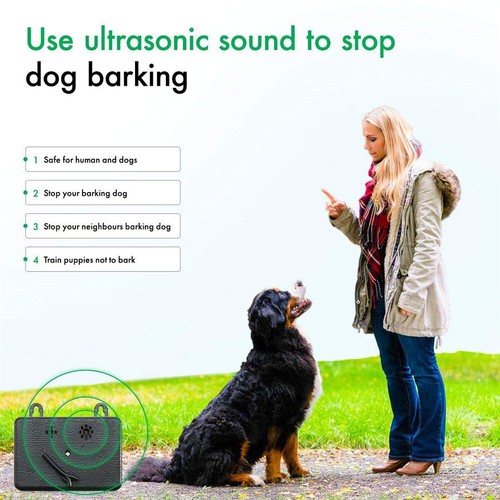 Outdoor Anti Barking Device Ultrasonic Dog Stop Bark Control Sonic Silencer Tool - Picture 5 of 12