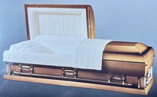 Batesville Casket Photo Sierra Rosetan Carrousel  Print Ad Oddity Funeral
