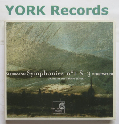 SCHUMANN - Symphonies No 1 & 3 HERREWEGHE O Champs Elysees- Ex CD Harmonia Mundi