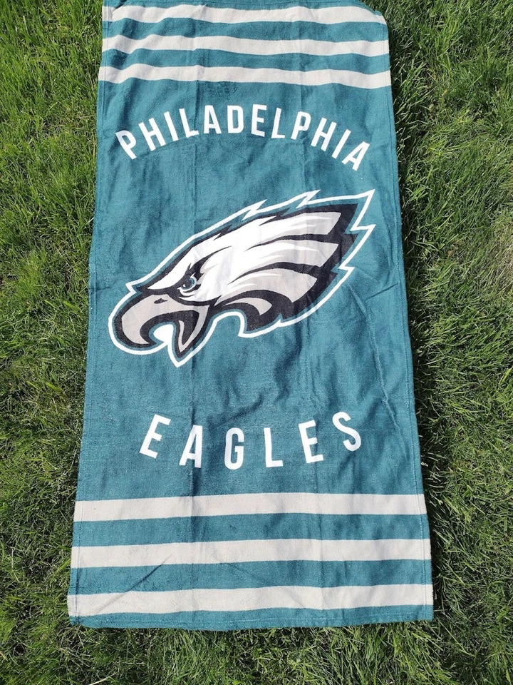 Toalla de playa Philadelphia Eagles - Fútbol americano NFL - 30" X 60" - Foto 2 de 4