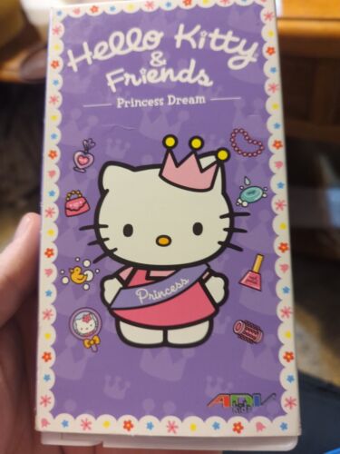 Hello Kitty Friends 5 Princess Dream VHS Sanrio Kids Buy 2 Media Get 1 Free  - Picture 1 of 3