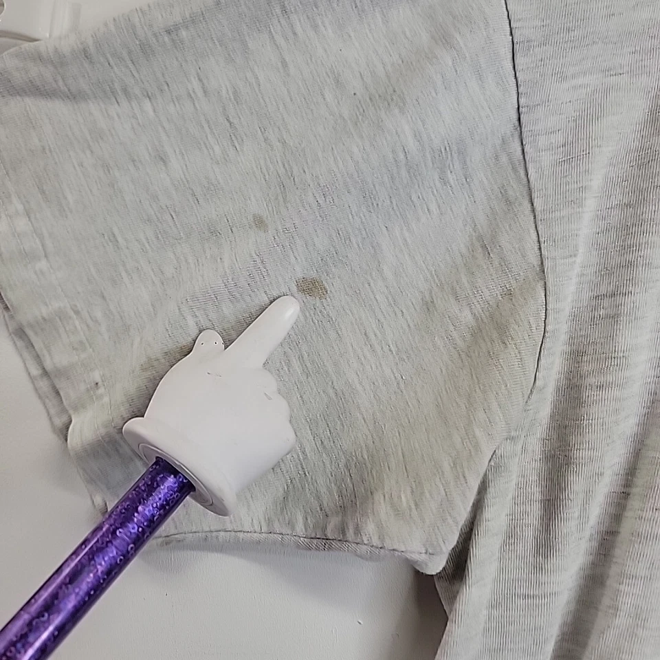 VTG Copperhead “Once Bitten Twice Shy” - T Shirt USA Made XL Heather Gray - Image 4 of 4