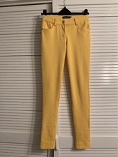 Staceyb Leggings Summer Pants Jersey Stretchy Yellow size UK8 New with defect