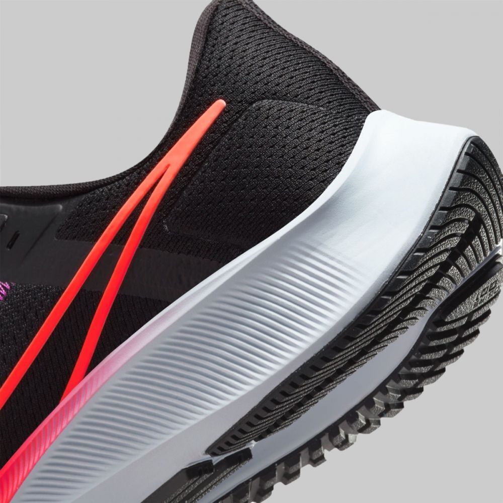 Mens Nike Air Zoom Pegasus 38 CW7356 011 Black/Flash Crimson-Off