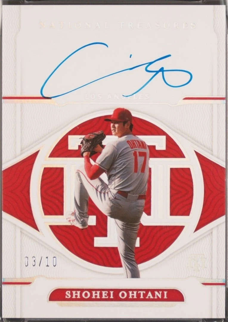 Panini National Treasures Shohei Ohtani #S-SO 2022 for sale | eBay