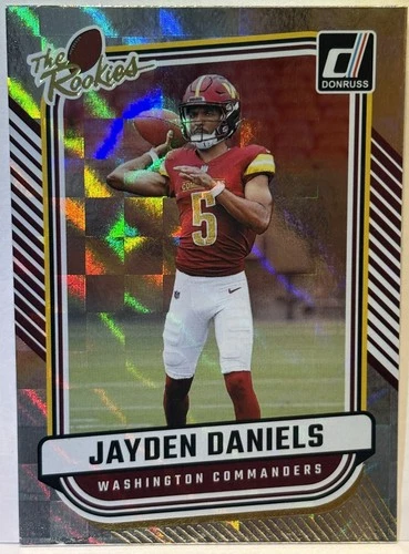 🔥 🏈 2024 Panini Donruss - The Rookies Jayden Daniels #TR-37 (RC) 💥