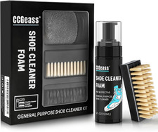 Shoe Cleaner Kit Sneaker Cleaner, Deep Clean yet Gentle Pro Concentrated Foam Fo