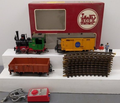 LGB 20401 Steam Freight Starter Train Set with Box for sale online