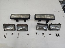 Dual Headlight Buckets Retainers Lamps Blinker Chevy Gmc Suburban Blazer 89-91