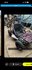 Highper Metal Pedal Go-Kart Ride-On for Kids 4-7 Years, Black