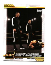Imperium Attacks Matt Riddle & Timothy Thatcher 2021 Topps WWE NXT 17