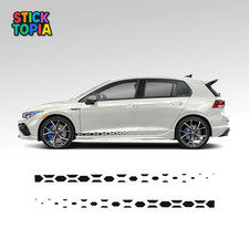 Vw Golf Hex Side Stripe Decal Vinyl Stickers Hexagon Graphic Fits Mk6 Mk7 Mk8 Vw Golf Hex Side Stripe Decal Vinyl Stickers Hexagon Graphic Fits Mk6 Mk7 Mk8