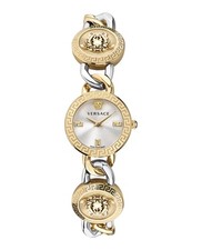 Versace Womens  Two Tone 26mm Bracelet Fashion Watch