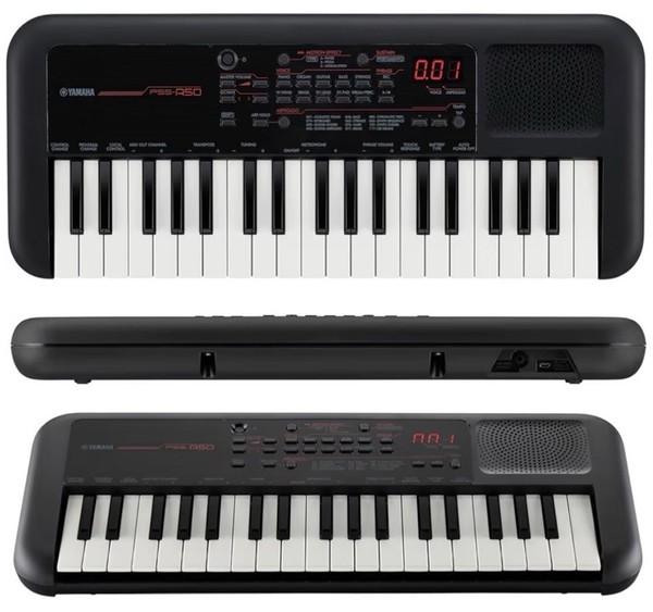 TECLADO YAMAHA PSS A-50 NUEVO A ESTRENAR 37 TECLAS USB-MIDI ó 4 PILAS PESO 2KG
