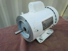 US-Nidec WD1C1JC White Epoxy Washdown Motor 1HP 115/208-230V