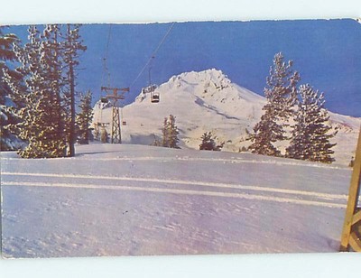 Chrome skiing - CHAIR LIFT AT TIMBERLINE LODGE Timberline Lodge Oregon OR J7589