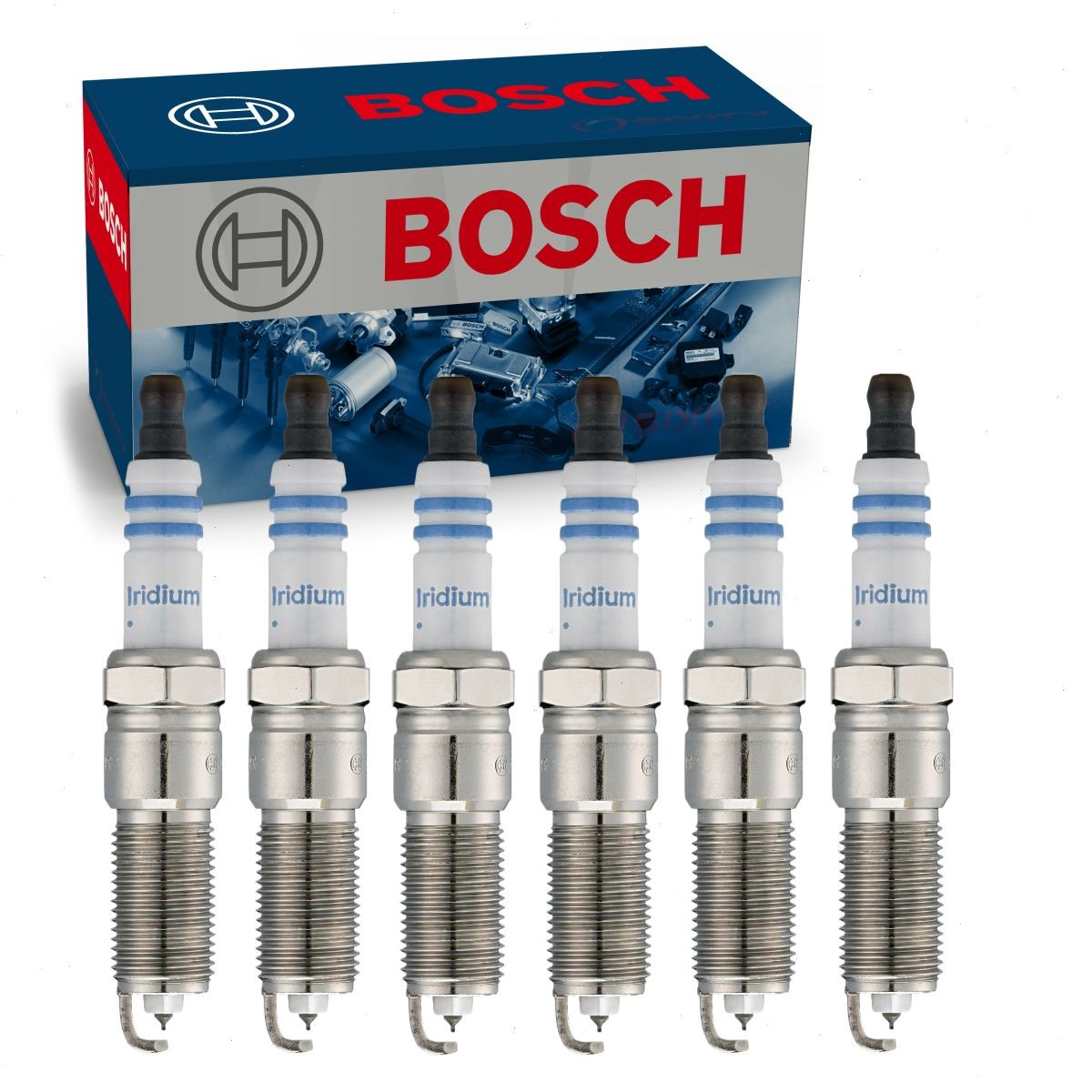 6 pc Bosch Double Iridium Spark Plugs for 2001-2010 Dodge Grand Caravan 3.3L la