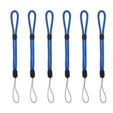 Camera Wrist Strap, 6Pcs Adjustable Wristlet Straps Lanyard, Pure Dark Blue