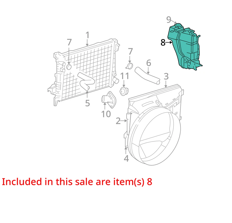 Dodge Ram 1500 2007 depósito de refrigerante 3688209 Foto 3 de 4