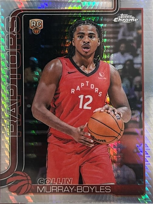 2025 Topps Chrome #259 Collin Murray-Boyles Refractors Prism