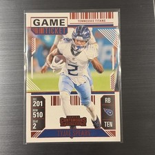 2024 Panini Contenders - Tyjae Spears #96 Red Game Ticket