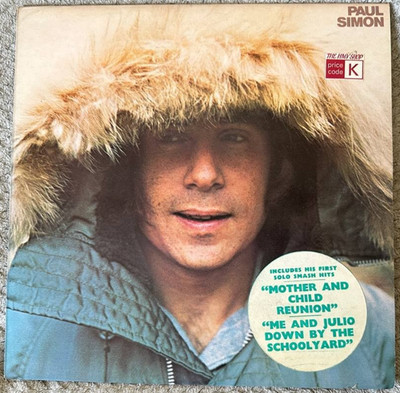 Paul Simon LP Vinyl 1972 CBS UK Press EX/VG Mother And Child Reunion Me & Julio