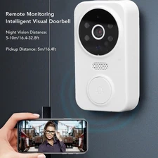 Sanpyl 1080P Smart Video Doorbell Camera With Wide Angle Lens