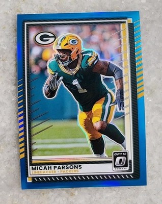 2025 Panini Donruss Optic - Micah Parsons #85 Neon Blue Prizm /399