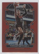 2022 Panini Prizm WNBA Red Prizm 58/199 Tiffany Mitchell #96 0zu3