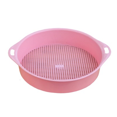 3mm PP Tetragonum Hole Soil Sifter: Portable & Lightweight Garden Tool For