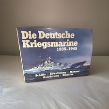 Naval Kriegsmarine NAVY 1935-45 Ulrich Elfrath German English WWII Book HCDJ