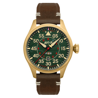 AVI-8 Pilot Hawker Hurricane Clowes Men's Japanese Automatic Northolt Watch AV-4
