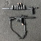 1/12 Scale Soldier Accessories MPX Gun Pistol Model for 6"shf Action Figures