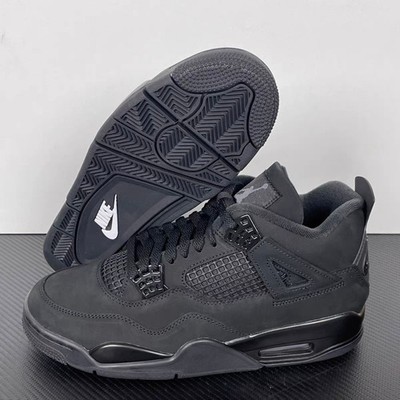 2025 Nike Air Jordan 4 ''Black Cat'' Retro Mid Top Men's Basketball Shoes