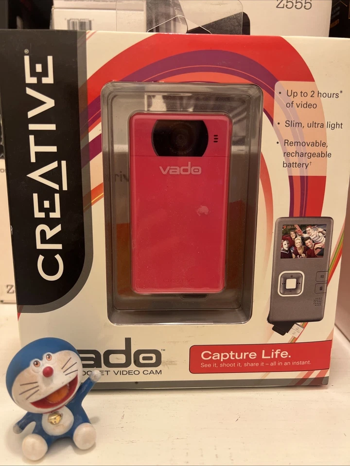 Creative Vado HD 720p Pocket Video Camcorder 8GB 2x Zoom VF0570 - NEW SEALED - Image 4 of 4