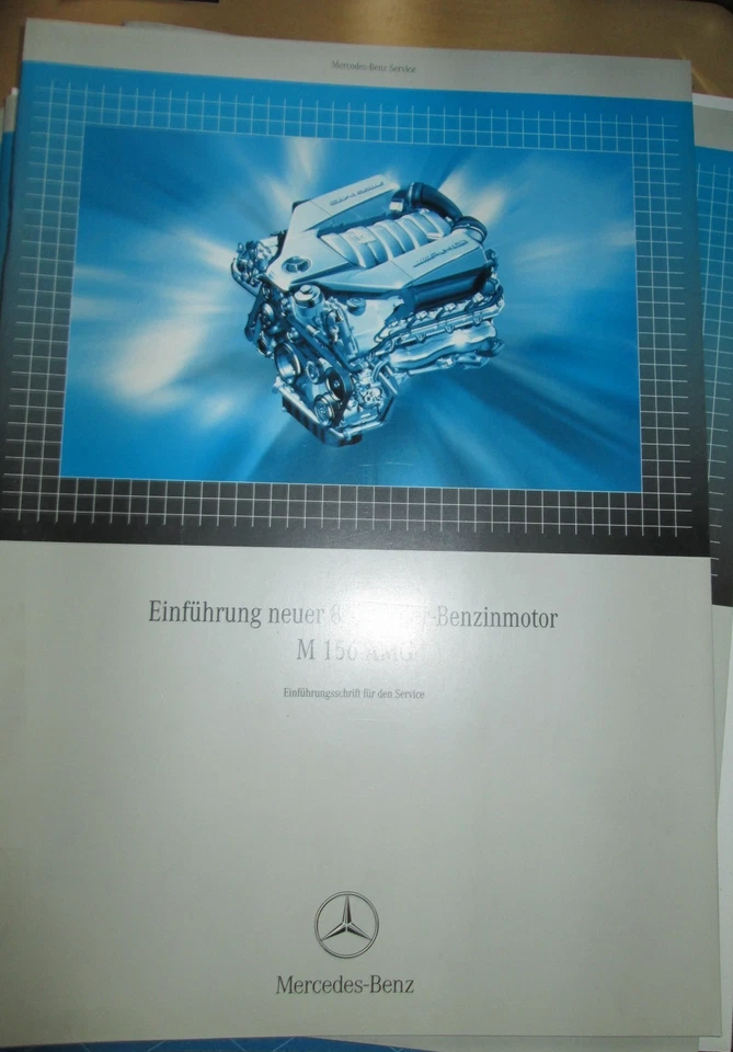 Werkstatthandbuch Mercedes Motor M 156 AMG 8 Zylinder Benzin Motor - Bild 1 von 4