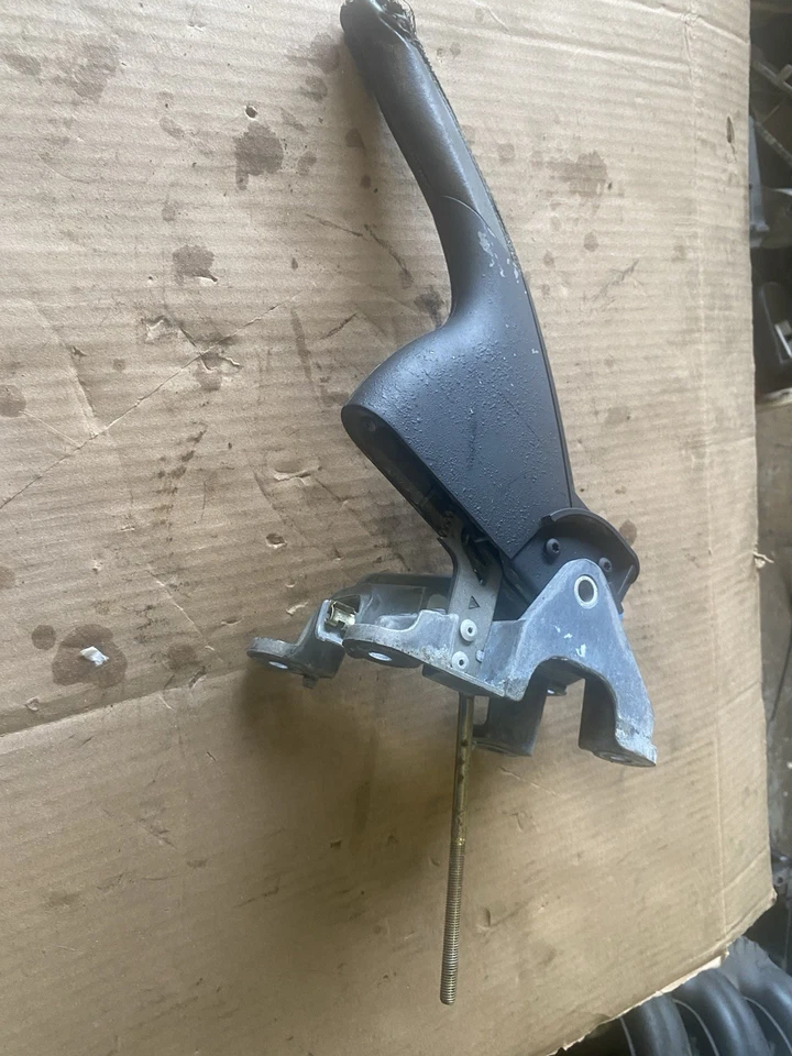 1997-04 Porsche Boxster 986 Emergencia Estacionamiento Freno Manija Palanca Cuero OEM Foto 2 de 4