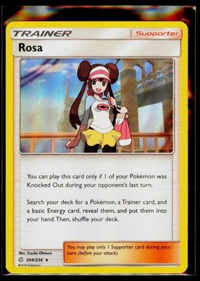 Pokémon TCG - Cosmic Eclipse - Rosa (HOLO) 204/236 NM