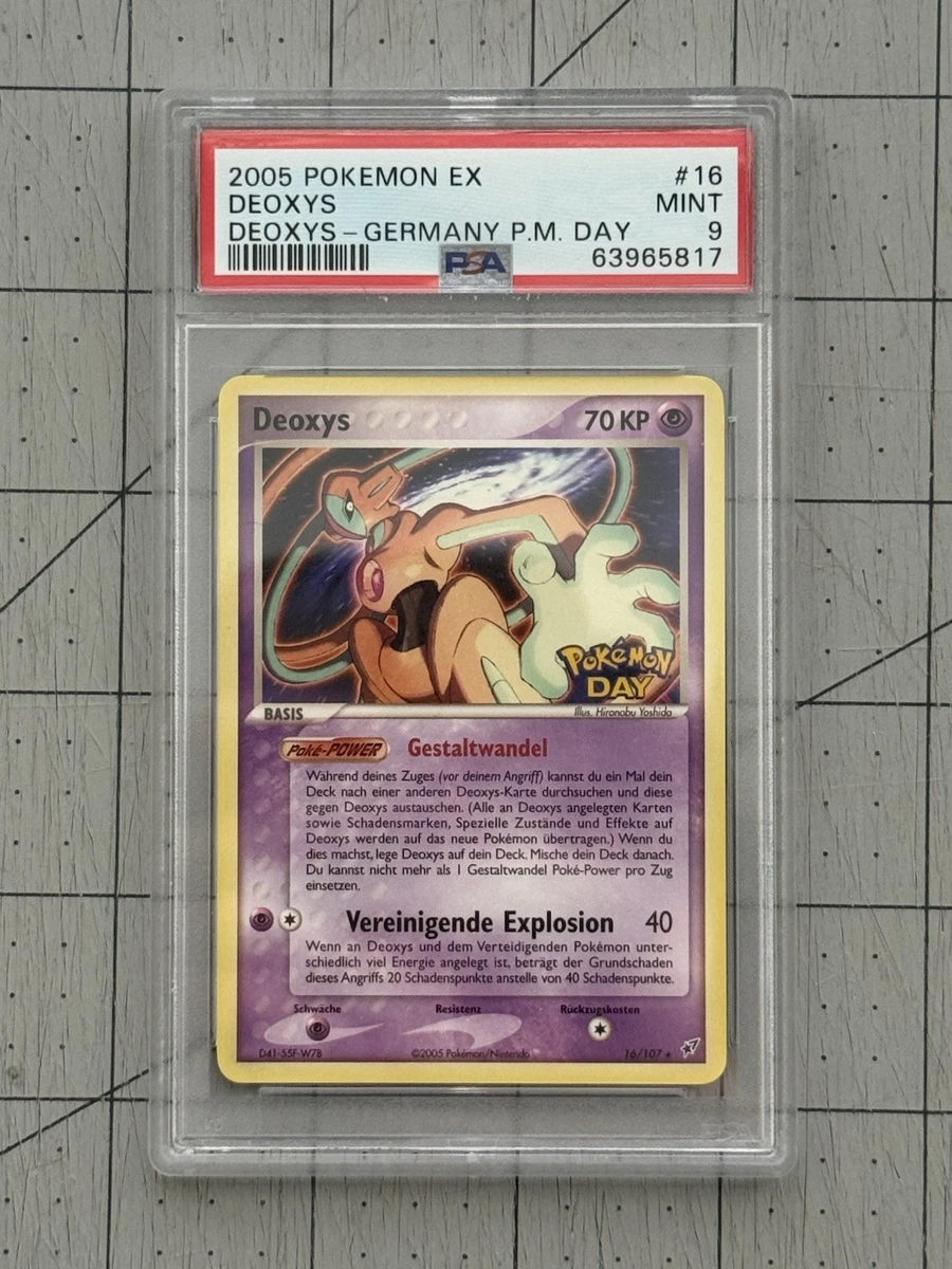 Pokémon TCG Professional Sports Authenticator (PSA) EX Deoxys
