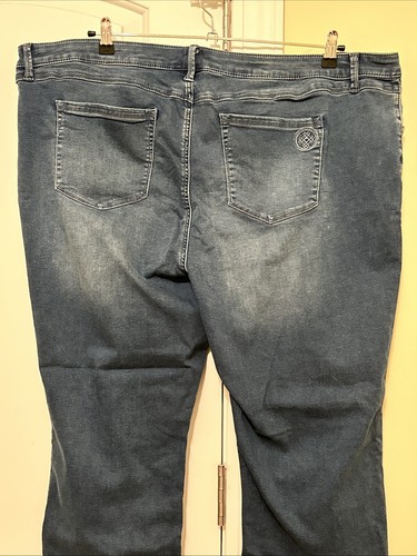 Laurie Felt Knit Clean Jean 5-Pocket Stiletto Brushed Medium 3X A273475 - Picture 10 of 14