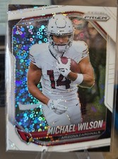 2025 Panini Prizm - Michael Wilson #145 White Disco Prizm Arizona Cardinals 