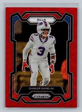 2023 Panini Prizm Damar Hamlin Red Wave #/149 #27