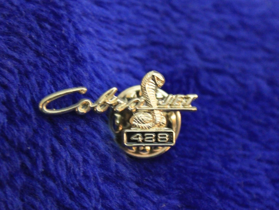 Ford Mercury Cobra Jet 428 Hat Lapel Pin Accessory Shelby Cyclone Cougar - Изображение 3 из 4