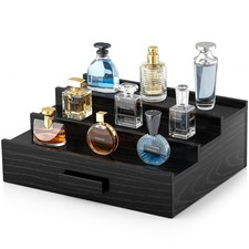 Walnut Wood Cologne Organizer for Men,Cologne Stand,Cologne Display Shelf wit...