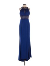 Sherri Hill Women Blue Cocktail Dress 0