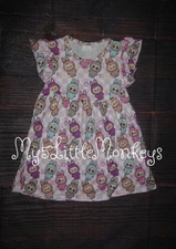 NEW Boutique Labubu Girls Sleeveless Dress