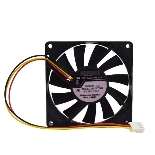 For Panaflo 8015 FBK08T24H DC24V 0.17A 3Pin Case Cooling Fan 80*80*15MM
